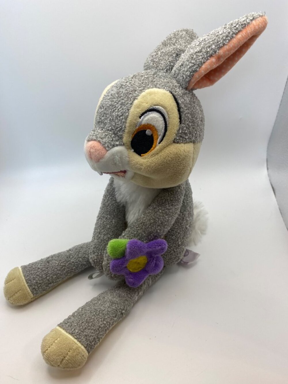 Scentsy Disney Thumper Buddy Plush With Purple Flower 15” Soft Stuffed Animal Fr